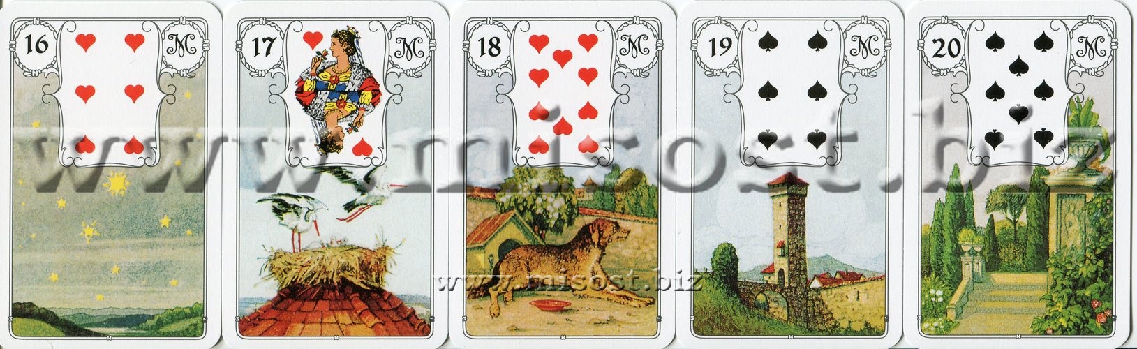 Оракул Ленорман Голубая Сова (Mlle Lenormand Blue Owl)